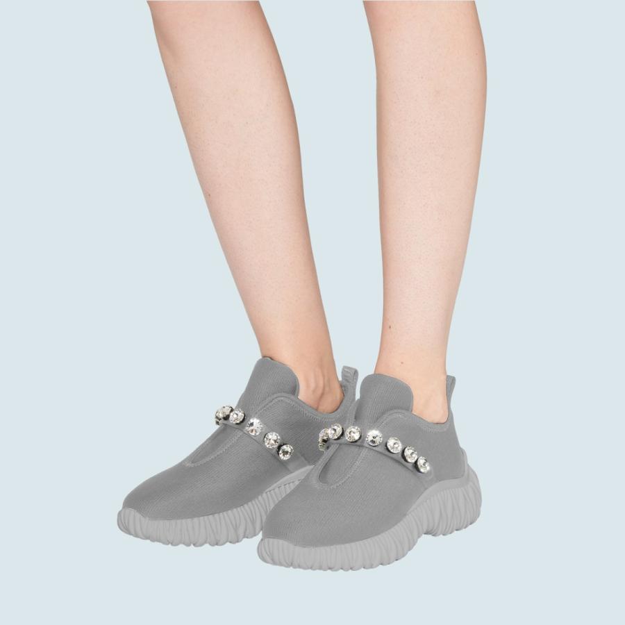 ミュウミュウ MIU MIU スニーカー シューズ 靴 スリッポン ライト