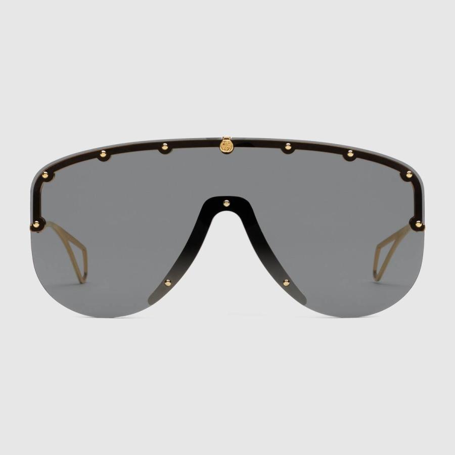 グッチ GUCCI サングラス アイウェア ゴールド ブラック グレー メタル