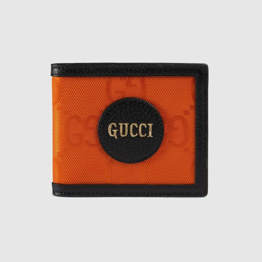 グッチ GUCCI 財布 小財布 二つ折り ２つ折り オレンジ ブラック GG