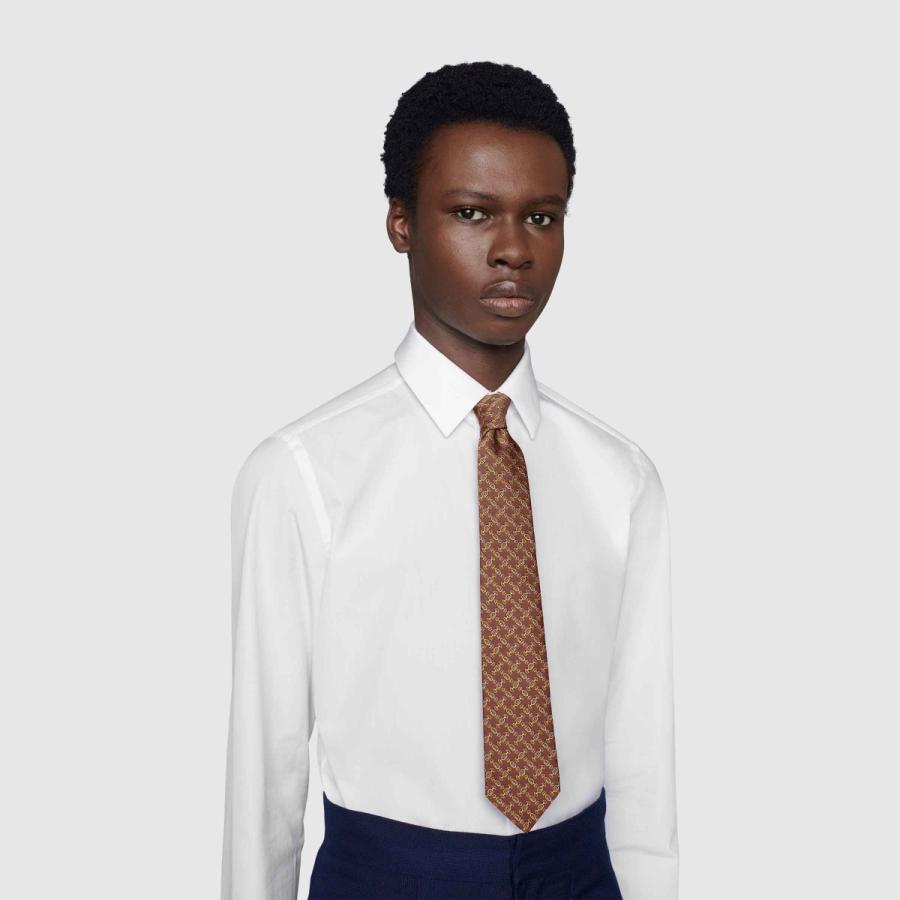 50 Off グッチ Gucci ネクタイ ピンク ゴールド シルバー ウール シルク 値引きする Raloffshore Com