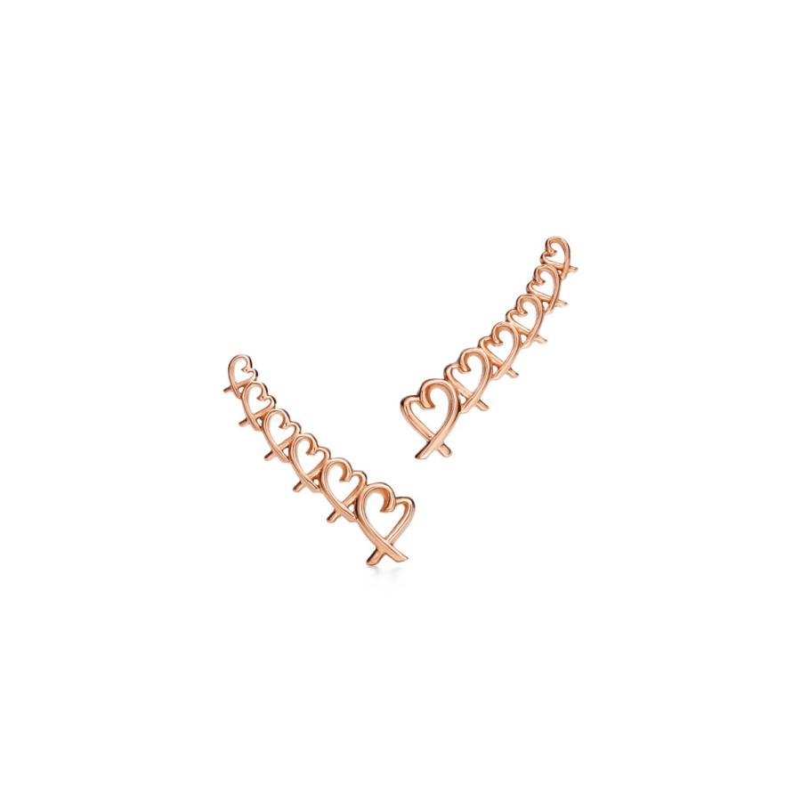 ティファニー TIFFANY ピアス ローズゴールド 18K ハート