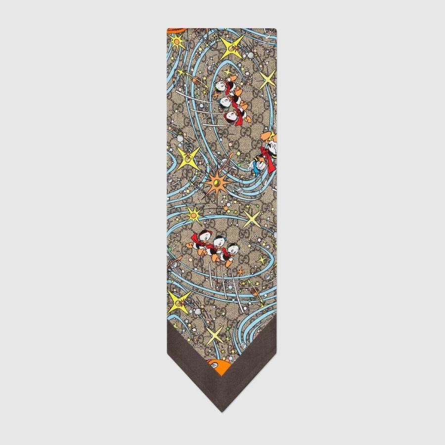 最高の グッチ Gucci スカーフ ネックボウ ベージュ エボニー ドナルドダック プリント シルク gguccig Chanelist 通販 Yahoo ショッピング 在庫有 Staging Skylanceronline Com