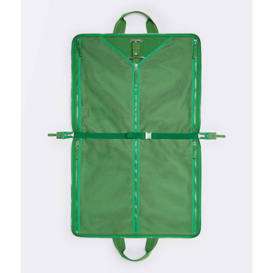 ボッテガヴェネタ BOTTEGA VENETA バッグ バック スーツケース パラキート グラス シルバー ナイロン