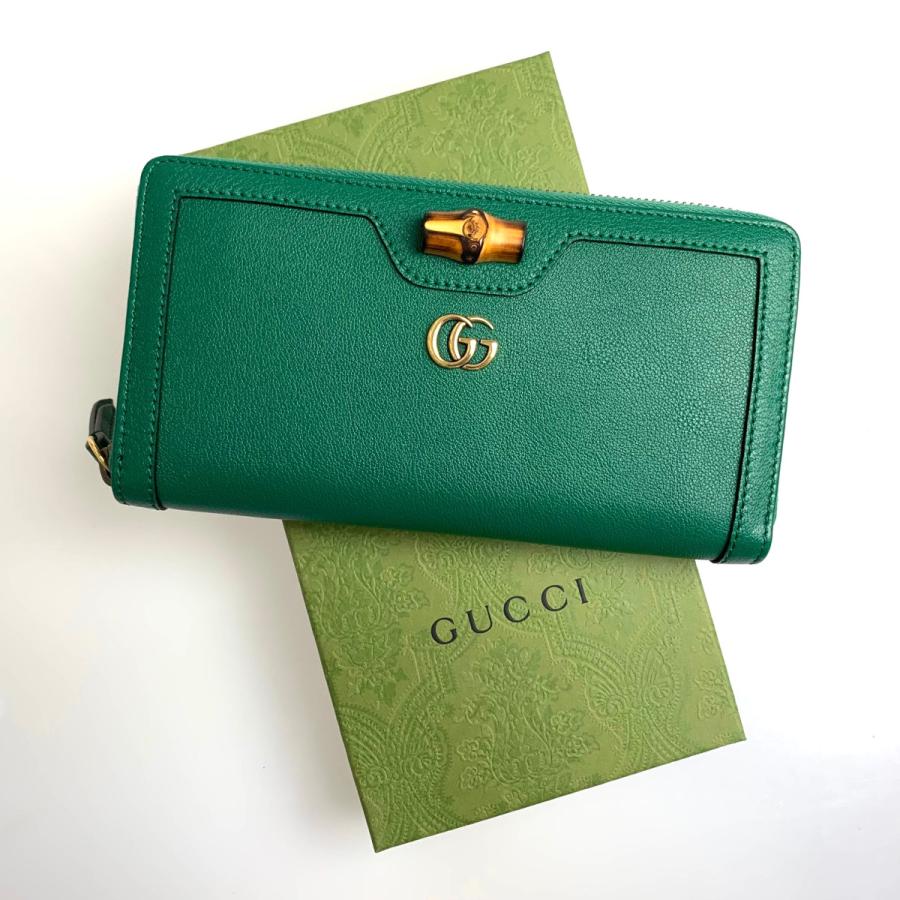 グッチ Gucci 財布 長財布 ラウンドファスナー エメラルドグリーン アンティークゴールド バンブー レザー q0t31gucciq0t31 Chanelist 通販 Yahoo ショッピング
