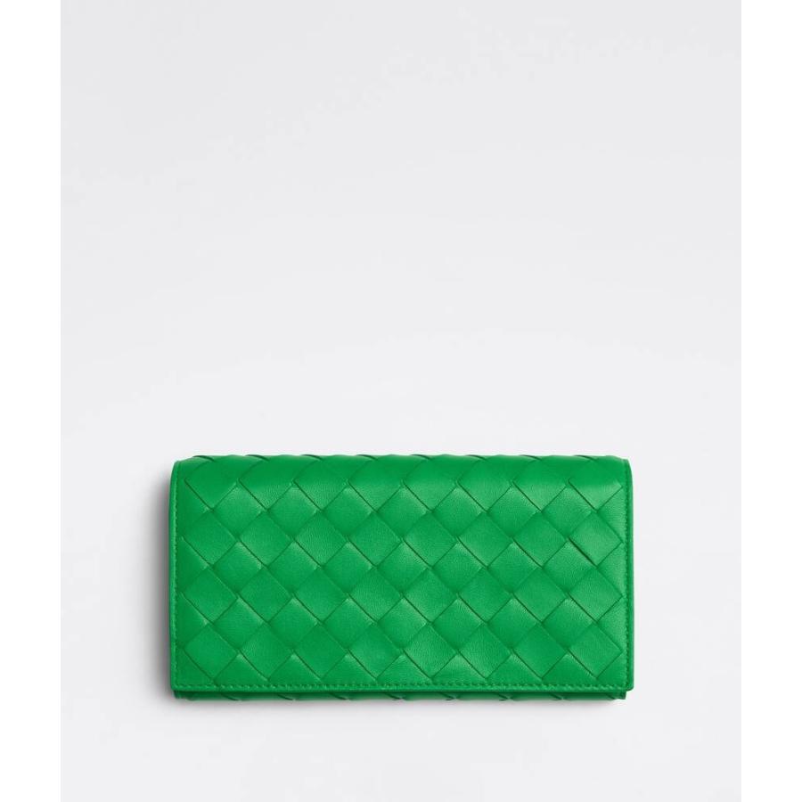 ボッテガヴェネタ BOTTEGA VENETA 財布 長財布 フラップ かぶせ 二