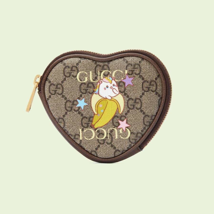 グッチ GUCCI コインケース 小銭入れ ベージュ エボニー ブラウン