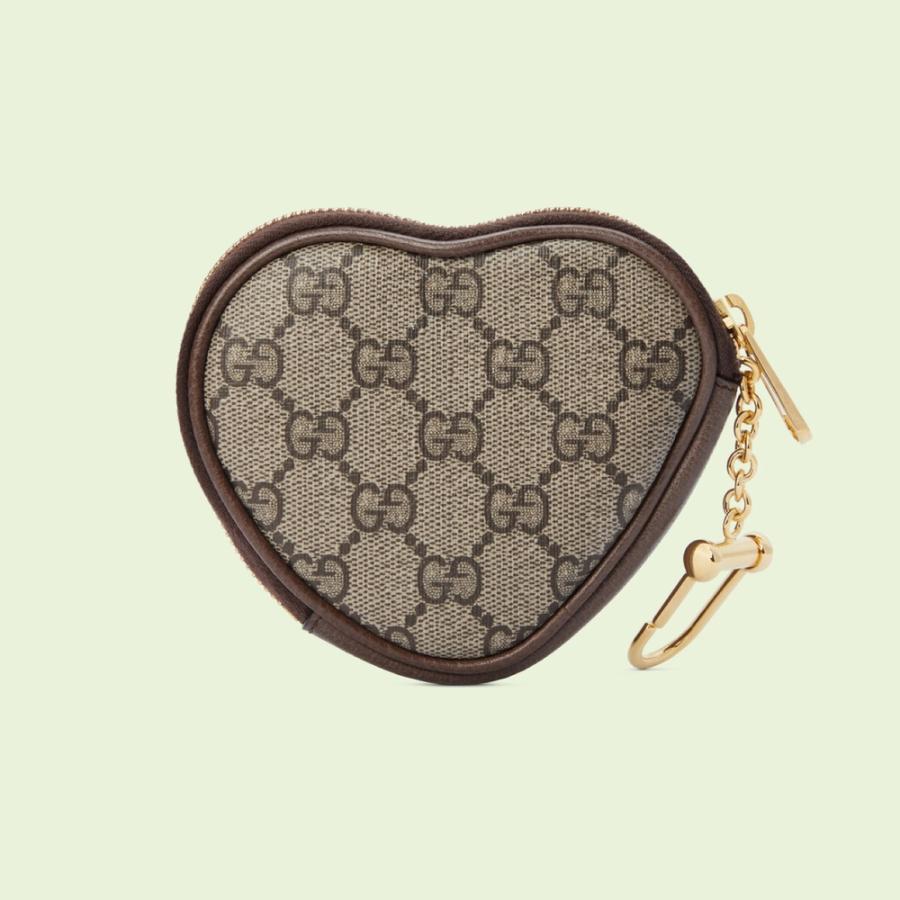 グッチ GUCCI コインケース 小銭入れ ベージュ エボニー ブラウン