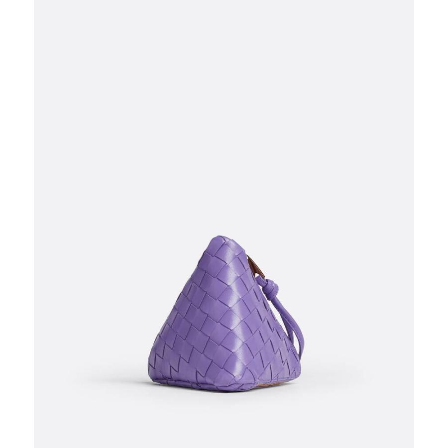 お買い得！ ボッテガヴェネタ BOTTEGA VENETA バッグ バック 化粧ポーチ コスメポーチ ポーチ パープル ゴールド 編み込み ラムレザー 【E3032436822】(106288円)