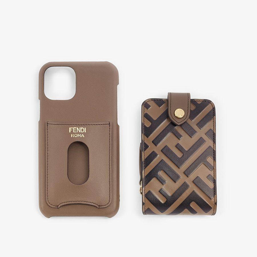 フェンディ FENDI iPhone11 iPhone 11 Pro アイフォンケース ブラウン