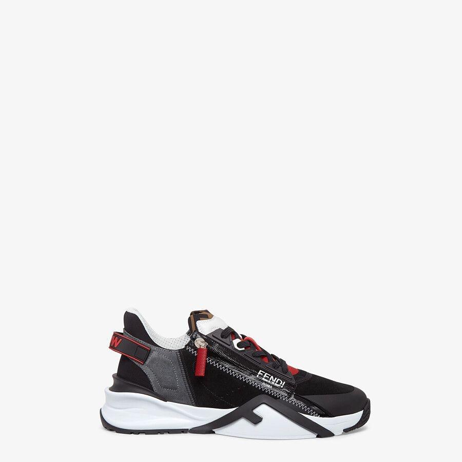 フェンディ FENDI スニーカー シューズ 靴 マルチカラー スエード レザー