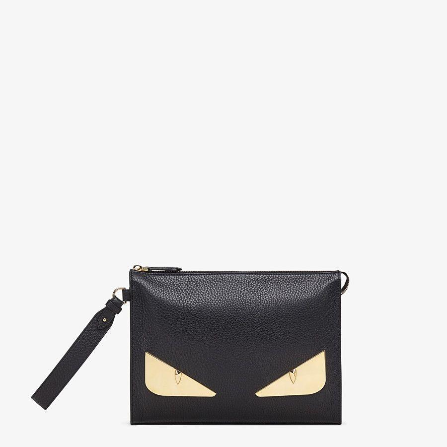 FENDI フェンディ モンスターバグズレザー クラッチバッグ カバン 財布