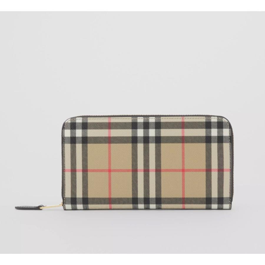 バーバリー BURBERRY 財布 長財布 ラウンドファスナー ベージュ