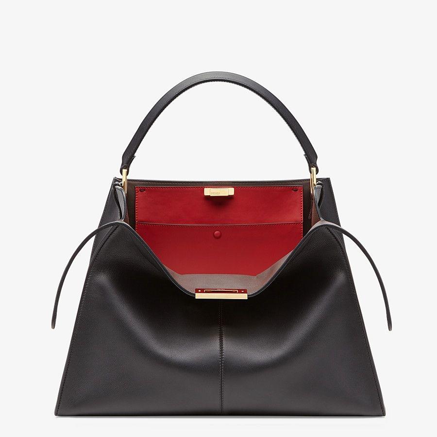 人気ブランドを フェンディ Fendi バッグ バック トートバッグ ショルダーバッグ ブラック ゴールド レザー 安いそれに目立つ Www Technet 21 Org