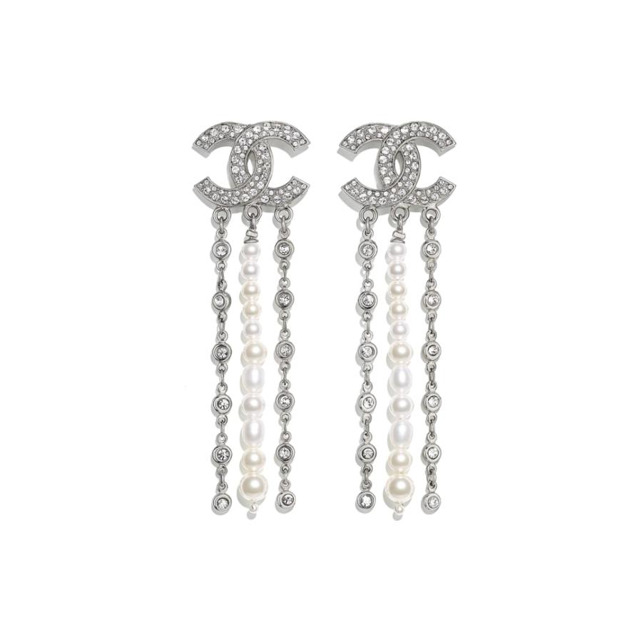 シャネル CHANEL ピアス シルバー ホワイト クリスタル メタル パール ストラス CCロゴ  :AB4033B03184N7299CHANELAB4033B03184N7299:CHANELIST - 通販 - Yahoo!ショッピング