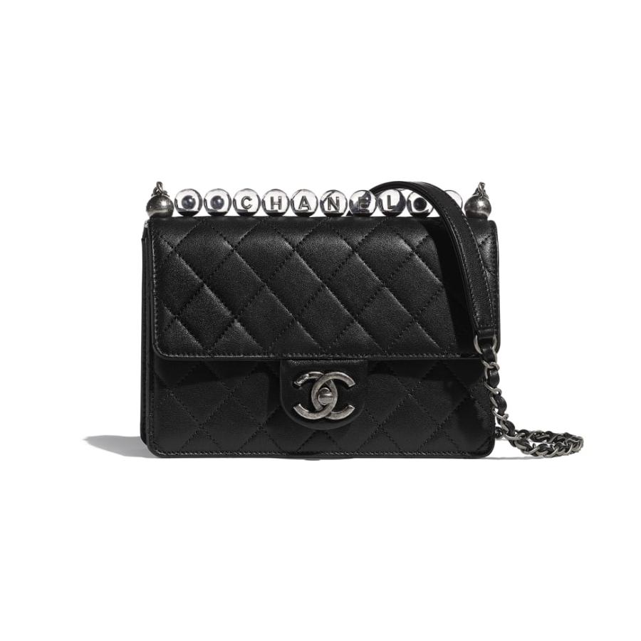 シャネル CHANEL バッグ バック ショルダーバッグ ブラック ゴート