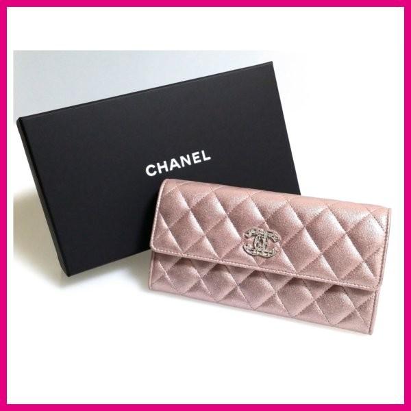 シャネル Chanel 財布 長財布 フラップ チェーンミー 新作 ラメ ゴートスキン レザー ピンク シルバー ツイード Chanelaaaaaaa480aaaaaaa Chanelist 通販 Yahoo ショッピング