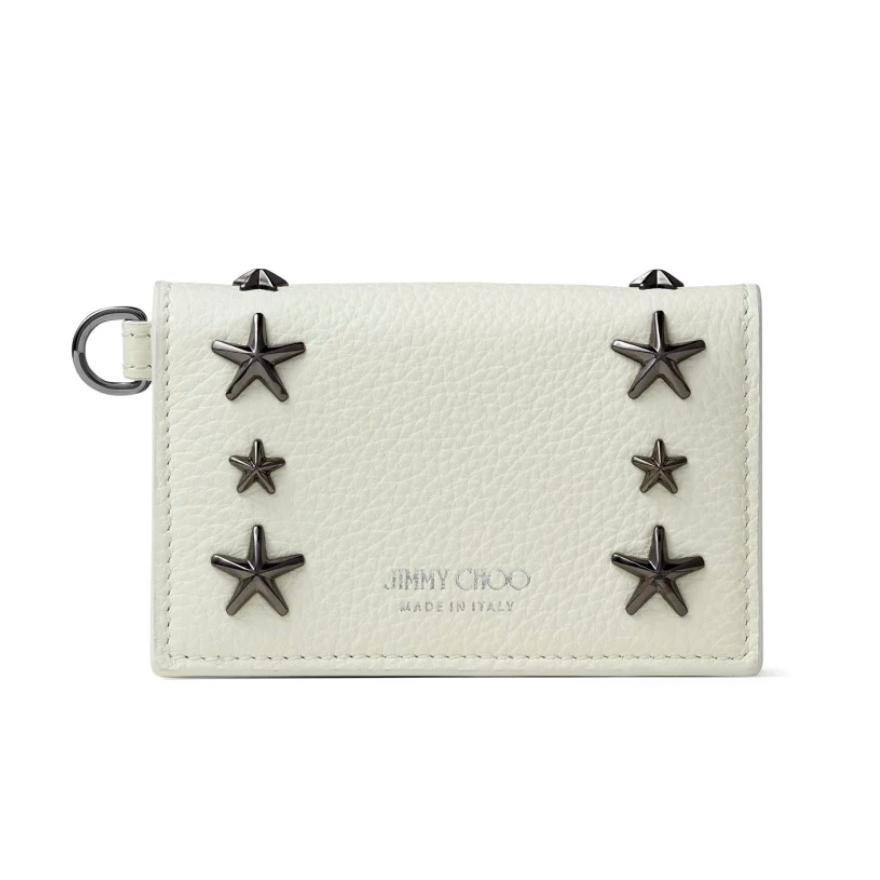 く日はお得 ジミーチュウ JIMMY CHOO カードケース ラテ ホワイト