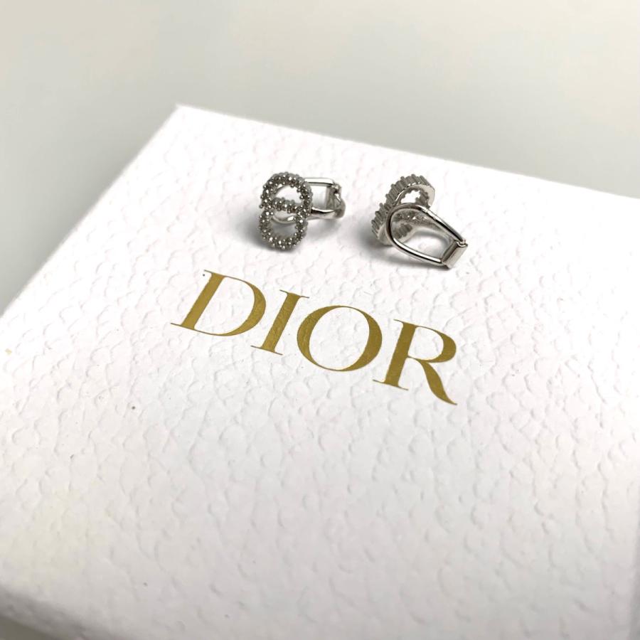 ☆極美品 クリスチャン ディオール CDロゴ イヤリング Christian Dior