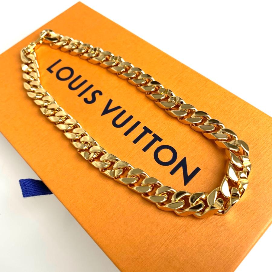 最旬ダウン ブランド専門店 ルイ チェーン モノグラム ゴールド ネックレス Vuitton Louis ルイヴィトン ネックレス Vuitton Louis ヴィトン メンズアクセサリー Www Affaires Sociales Gouv Cg