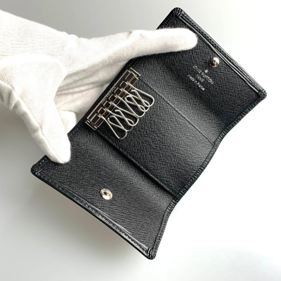 ルイヴィトン LOUIS VUITTON キーケース キーホルダー ノワール シルバー エピ メンズファッション クルーズ レザー 秋 M63812LOUISVUITTONM63812