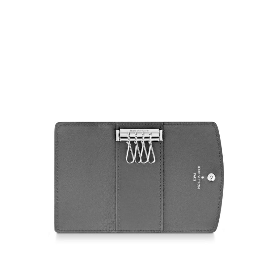 ブランドおしゃれ ルイヴィトン Louis Vuitton キーケース キーホルダー ノワール ブラック シルバー レザー お歳暮 Newmatic Ae