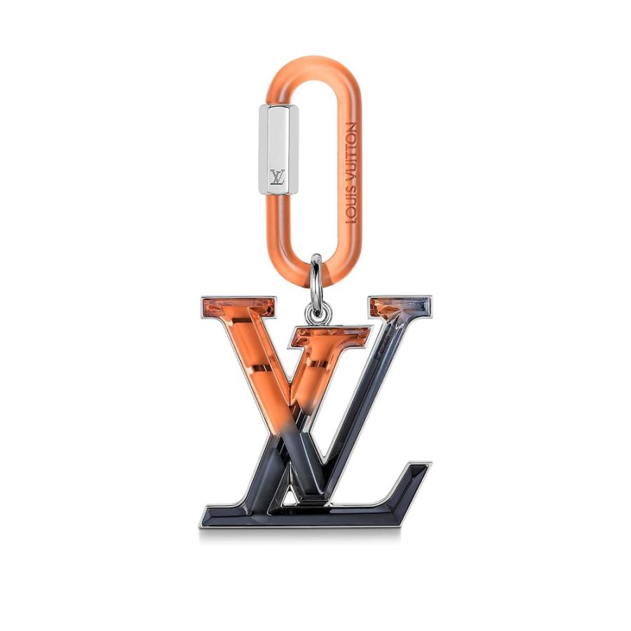 ルイヴィトン LOUIS VUITTON キーホルダー オランジュ ロゴ プレキシガラス