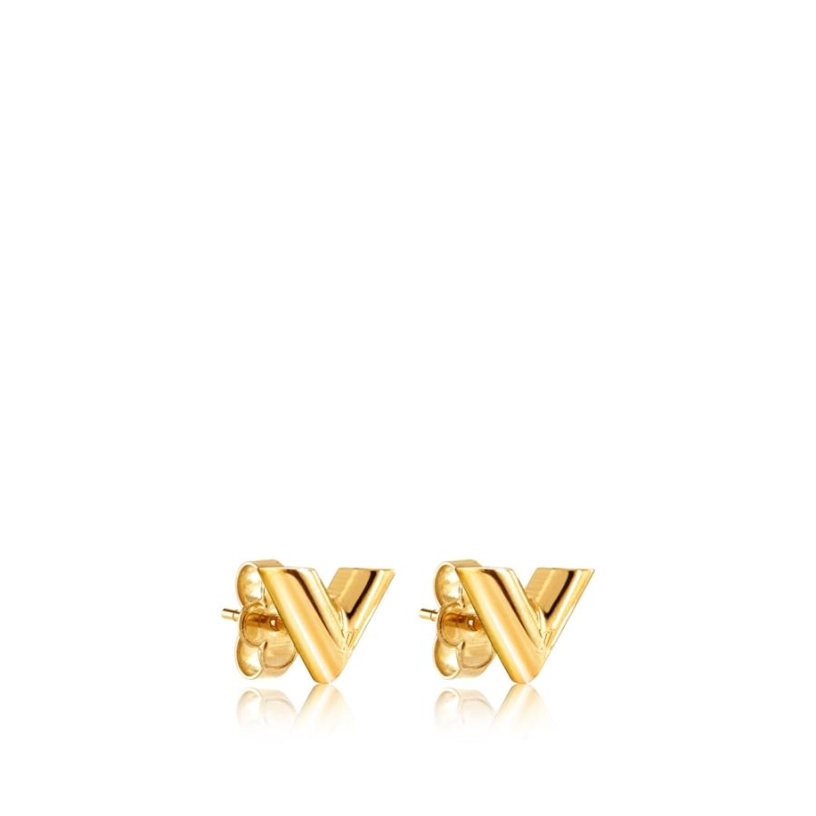 ルイヴィトン LOUIS VUITTON ピアス ゴールド V ロゴ メタル ルイヴィトン LOUIS VUITTON ピアス ゴールド V ロゴ メタル