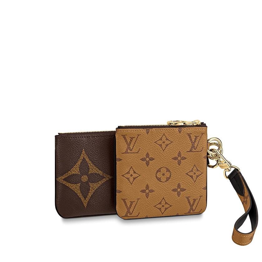 ルイヴィトン LOUIS VUITTON ポーチ ブラウン ゴールド モノグラム