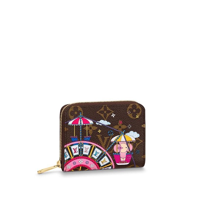 送料無料 早い者勝ち ルイヴィトン Louis Vuitton コインケース 小銭入れ カードケース モノグラム ブラウン ピンク プリント イラスト ヴィヴィエンヌ Mlouisvuittonm Chanelist 通販 Yahoo ショッピング ブランドショッパー付き
