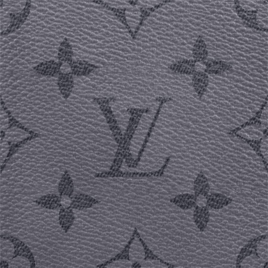ルイヴィトン LOUIS VUITTON 財布 小財布 二つ折り ２つ折り グレー モノグラム エクリプス リバース キャンバス レザー