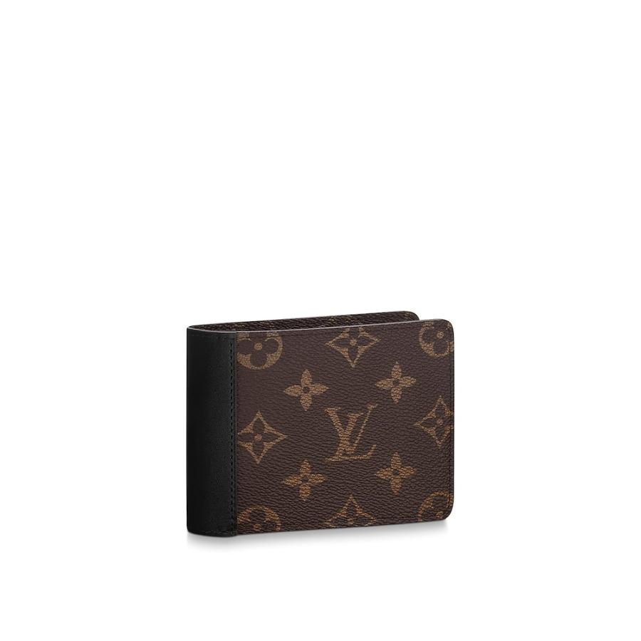ルイヴィトン LOUIS VUITTON 財布 小財布 二つ折り ２つ折り モノグラム ブラウン ブラック レザー 小銭入れ無し(49900円)