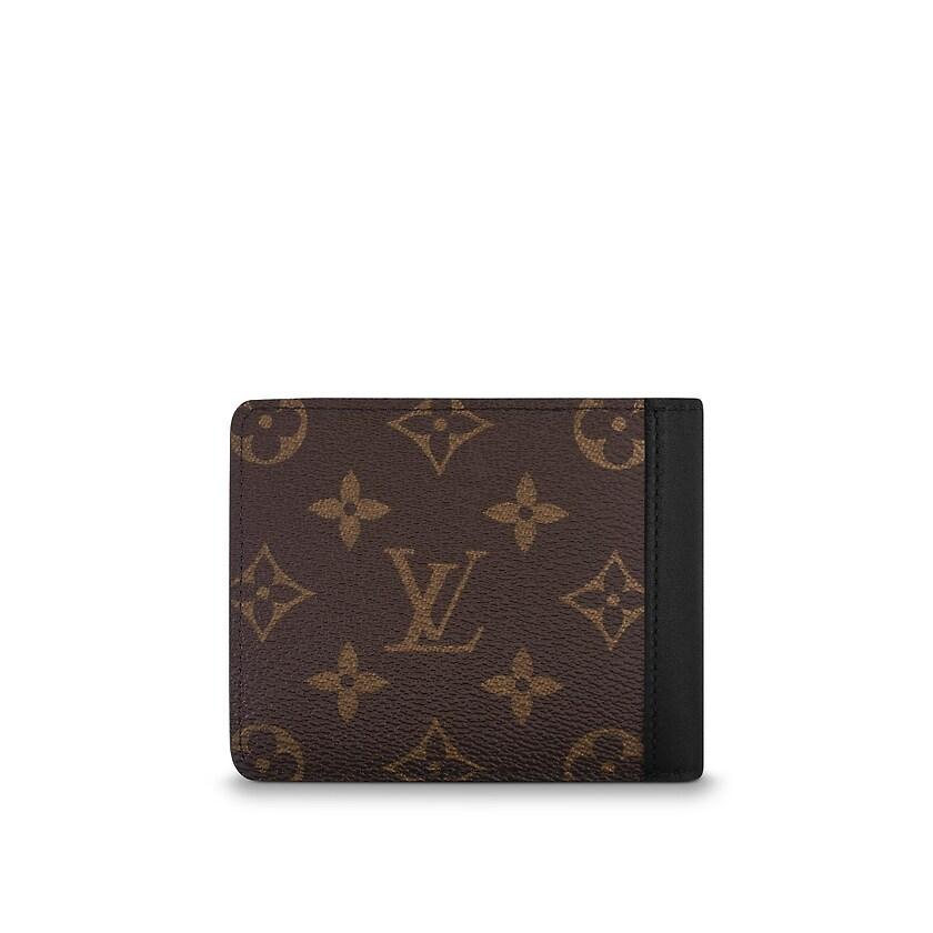 大人気 ルイヴィトン LOUIS VUITTON 財布 小財布 二つ折り ２つ折り モノグラム ブラウン ブラック レザー 小銭入れ無し 【V1423661491】(49900円)