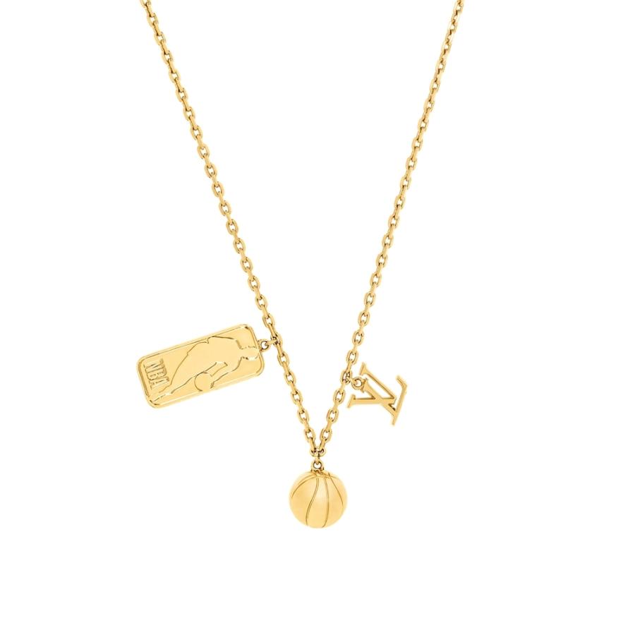 ルイヴィトン LOUIS VUITTON ネックレス ゴールド NBA チャーム