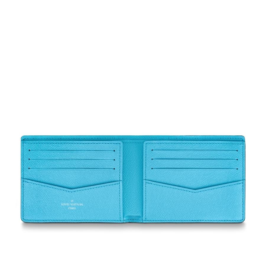 超貴重✨ Louis Vuitton 二つ折り財布 ライトブルー