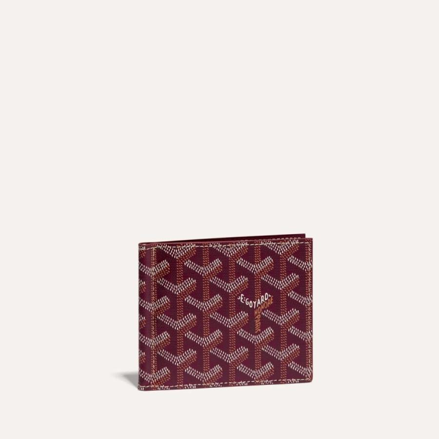 ト送料込 ゴヤール GOYARD 財布 長財布 二つ折り ボルドー レザー