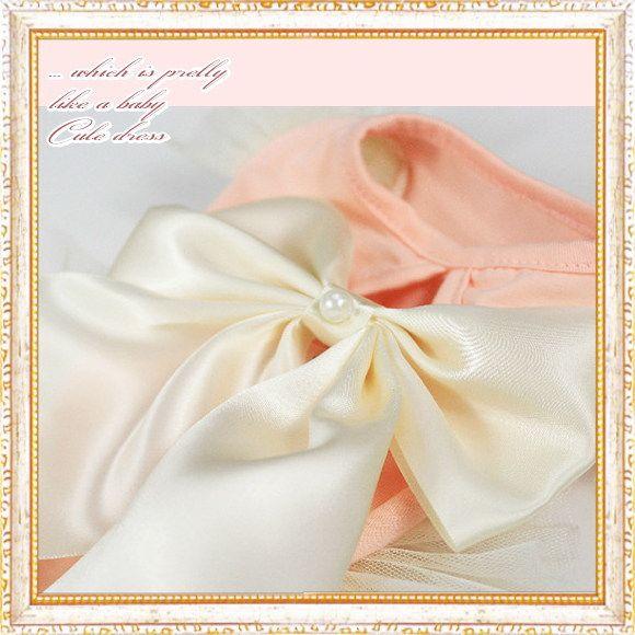 犬 服【Sale】大きなリボンのチュチュフリルドレス/Petstyle : Chaneri