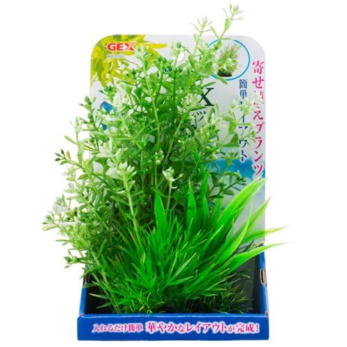 ＧＥＸ　癒し水景　ＭＩＸプランツ　Ｌ　パール　人工水草 | GEX | 01