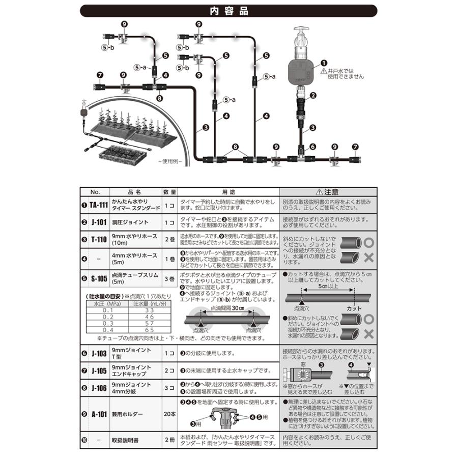 タカギ タカギ 家庭菜園用水やりキット タイマー付き タカギ タカギ 家庭菜園用水やりキット タイマー付き