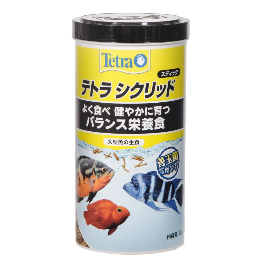 品質が完璧 テトラ シクリッド スティック ３２０ｇ 熱帯魚 餌 Wantannas Go Id