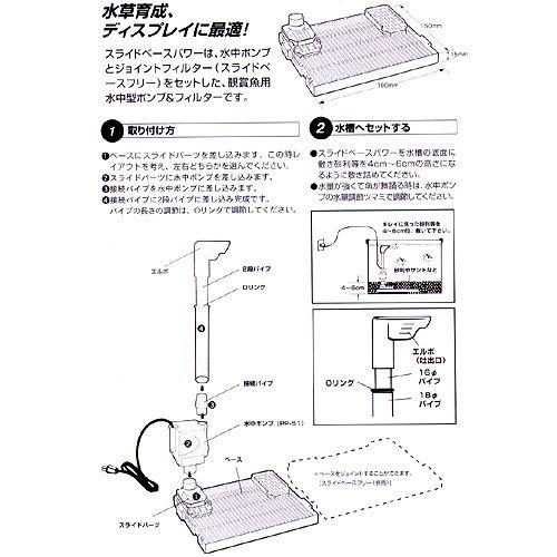 ニッソー　スライドベースパワー　水槽用底面フィルター｜chanet｜03