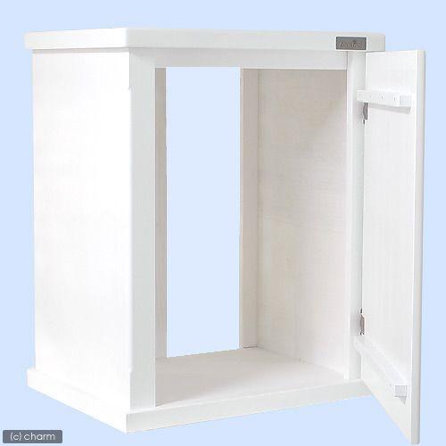 Marfied 水槽台　ホワイト Marfied メーカー直送 （組立済）水槽台 ウッドキャビ ホワイト