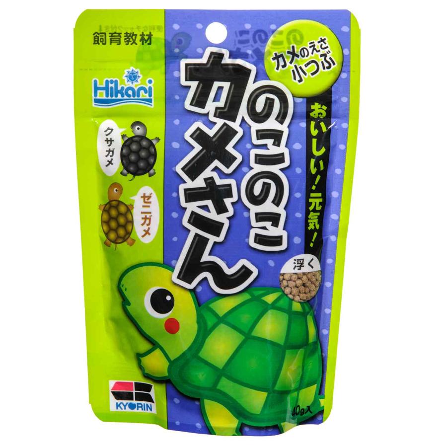 チャーム Charm 店キョーリン のこのこカメさん ４０ｇ 餌 エサ 浮上性 小粒 水棲カメ用 安心の定価販売