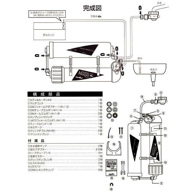 Marfied（マーフィード） RO浄水器 逆浸透膜 エキスパートマリンZ