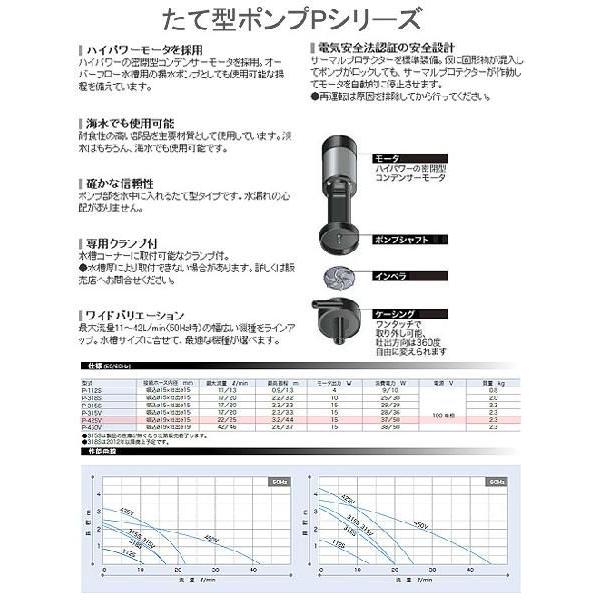レイシー たて型ポンプ P型 P−425V 流量22〜25リットル／分