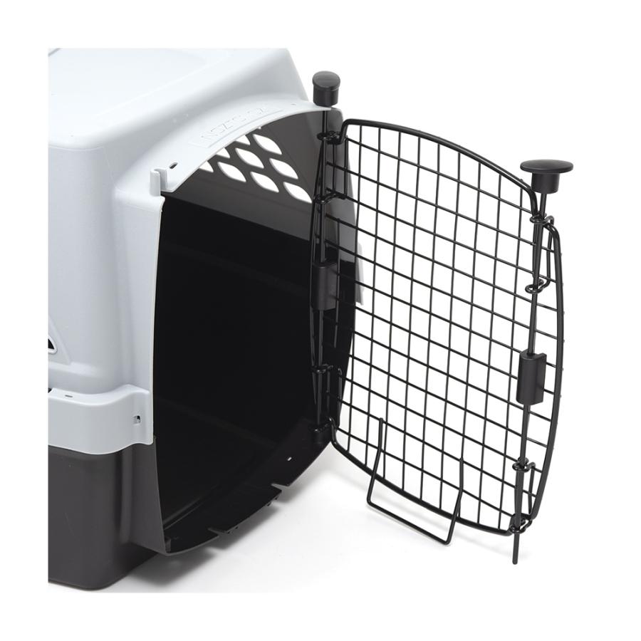 ペット用クレートバスケット　黒系 スペクトラム ブランズ ジャパン ペットスイート L グレー 小型