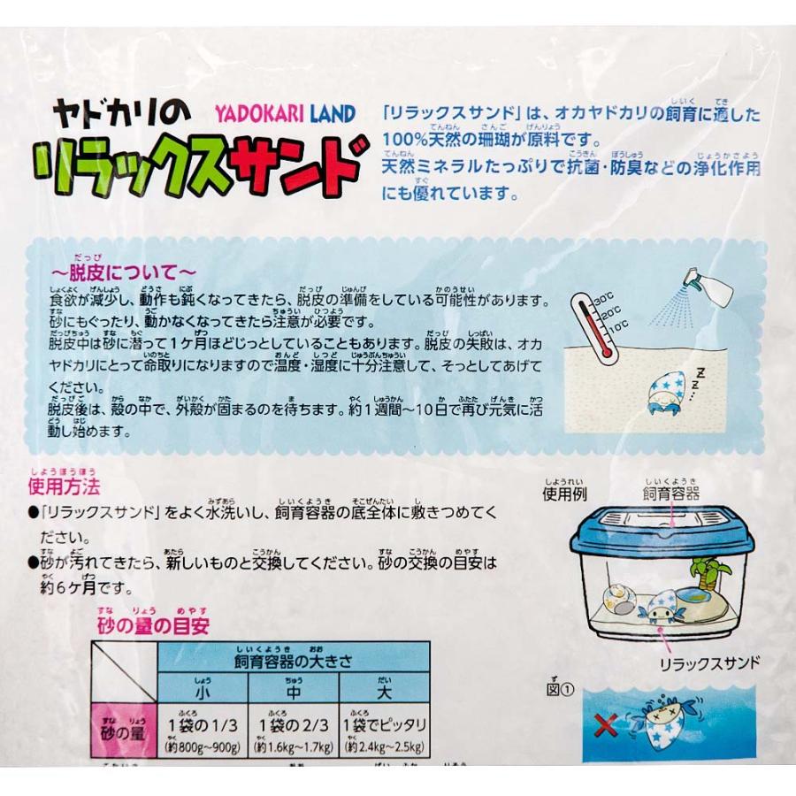 マルカン　ヤドカリのリラックスサンド　お徳用２．５ｋｇ　オカヤドカリ　敷材 | マルカン | 02