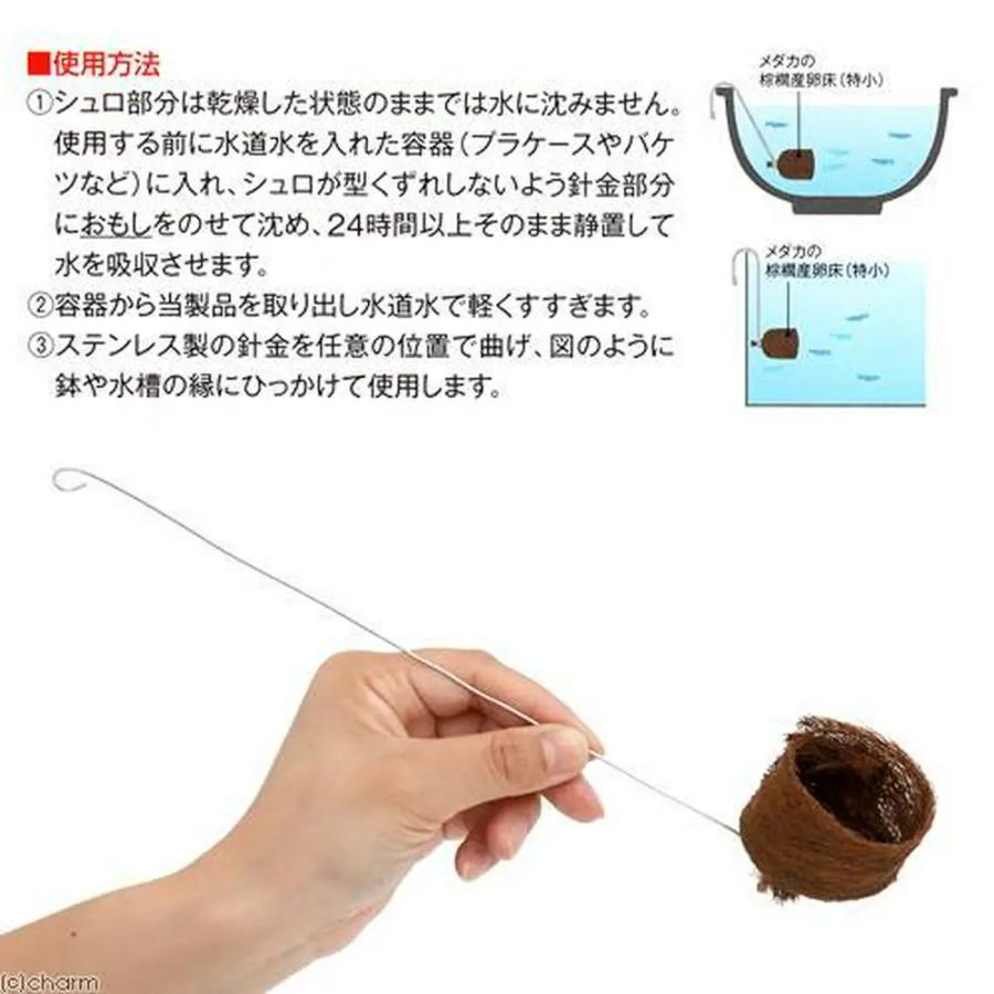 スドー メダカの棕櫚産卵床 特小 : チャーム charm ヤフー店 - 通販