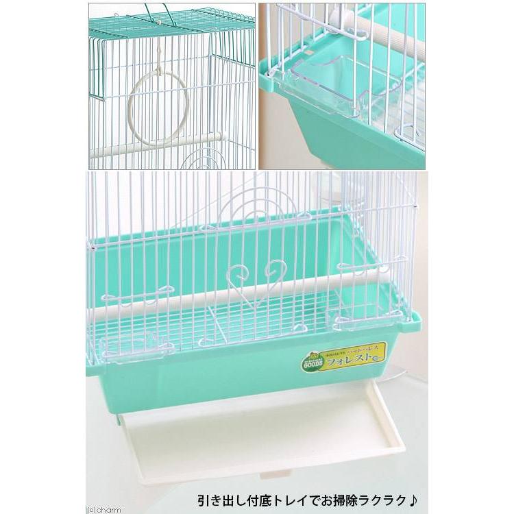 鳥籠　マルカン　バードパレス　フォレスト　（３０×２３×３９ｃｍ）　鳥　ゲージ　グリーン　ケージ　鳥かご | マルカン | 01