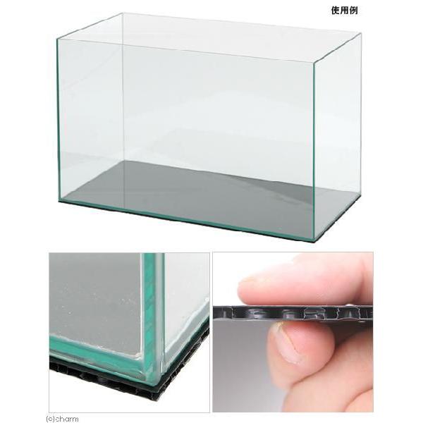 プラパール 60cm水槽用マット ブラック 30×30cm 2枚|チャーム charm |01