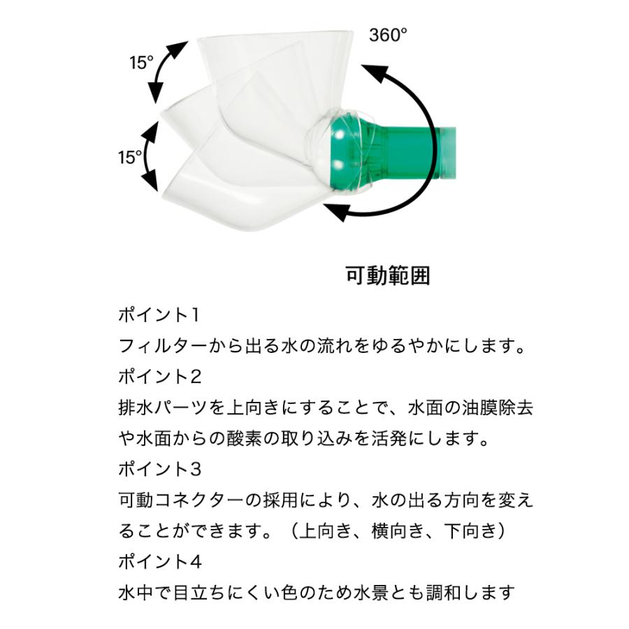 EHEIM（エーハイム） ナチュラルフローパイプ 排水 パイプ : チャーム